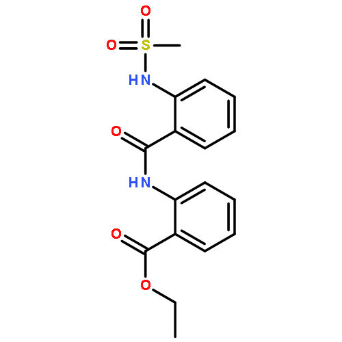 Benzoic acid,2-[[2-[(methylsulfonyl)amino]benzoyl]amino]-, ethyl ester