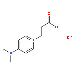 Pyridinium, 1-(2-carboxyethyl)-4-(dimethylamino)-, bromide