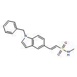 Ethenesulfonamide,N-methyl-2-[1-(phenylmethyl)-1H-indol-5-yl]-, (1E)-