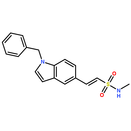 Ethenesulfonamide,N-methyl-2-[1-(phenylmethyl)-1H-indol-5-yl]-, (1E)-