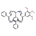 21H,23H-Porphine, 5,10,15-triphenyl-20-(3,4,5-trimethoxyphenyl)-