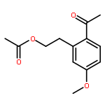 Ethanone, 1-[2-[2-(acetyloxy)ethyl]-4-methoxyphenyl]-