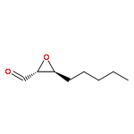 OXIRANECARBOXALDEHYDE, 3-PENTYL-, (2R-TRANS)-