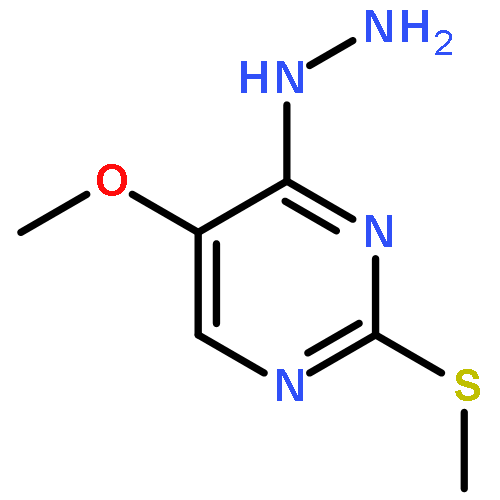 2-(5-methoxy-2-(methylthio)pyrimidin-4-yl)hydrazine