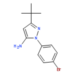 1H-Pyrazol-5-amine,1-(4-bromophenyl)-3-(1,1-dimethylethyl)-