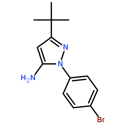 1H-Pyrazol-5-amine,1-(4-bromophenyl)-3-(1,1-dimethylethyl)-