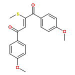 2-Butene-1,4-dione, 1,4-bis(4-methoxyphenyl)-2-(methylthio)-, (2Z)-