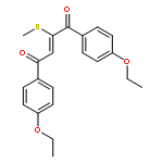 2-Butene-1,4-dione, 1,4-bis(4-ethoxyphenyl)-2-(methylthio)-, (2Z)-