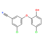 3-Chloro-5-(5-chloro-2-hydroxyphenoxy)benzonitrile