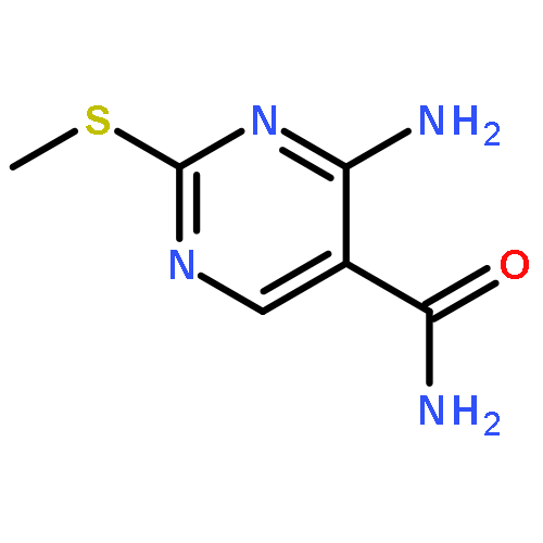 4-Amino-2-(methylthio)pyrimidine-5-carboxamide