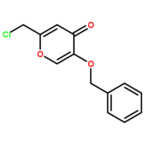 4H-Pyran-4-one, 2-(chloromethyl)-5-(phenylmethoxy)-