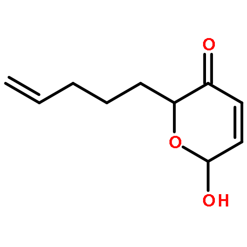 2H-Pyran-3(6H)-one, 6-hydroxy-2-(4-pentenyl)-