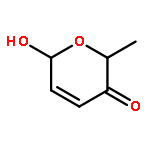 2H-Pyran-3(6H)-one, 6-hydroxy-2-methyl-, cis-