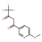 1,3-Butanedione, 4,4,4-trifluoro-1-(6-methoxy-3-pyridinyl)-