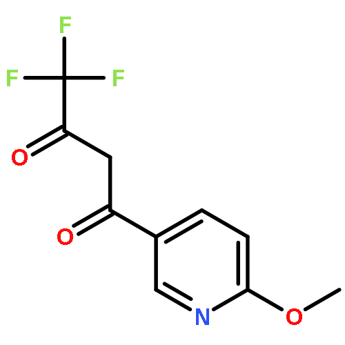 1,3-Butanedione, 4,4,4-trifluoro-1-(6-methoxy-3-pyridinyl)-