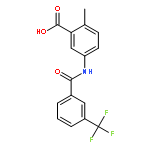 Benzoic acid, 2-methyl-5-[[3-(trifluoromethyl)benzoyl]amino]-