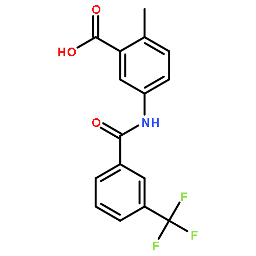 Benzoic acid, 2-methyl-5-[[3-(trifluoromethyl)benzoyl]amino]-