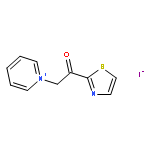 Pyridinium, 1-[2-oxo-2-(2-thiazolyl)ethyl]-, iodide