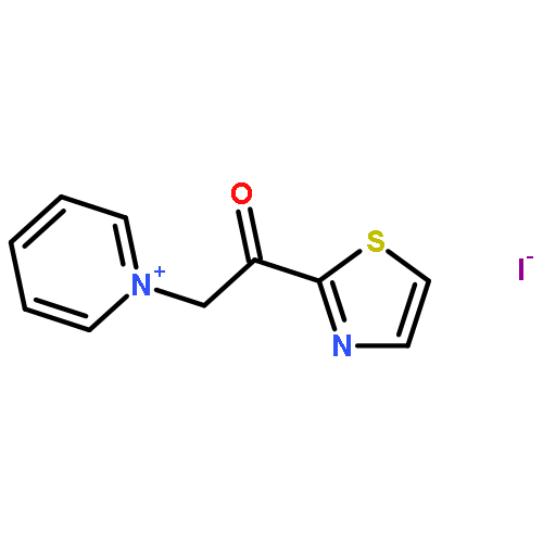 Pyridinium, 1-[2-oxo-2-(2-thiazolyl)ethyl]-, iodide