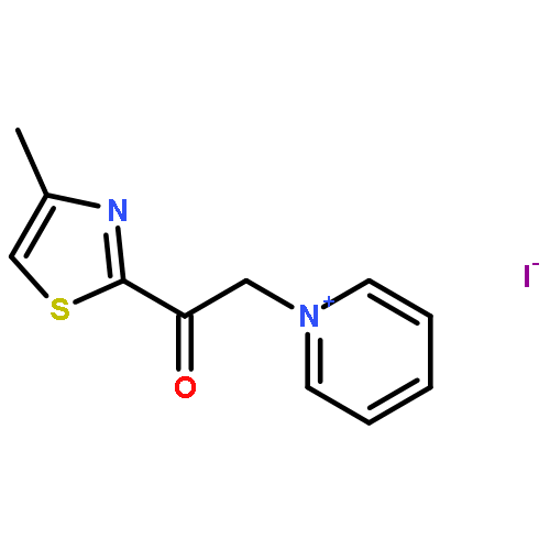 Pyridinium, 1-[2-(4-methyl-2-thiazolyl)-2-oxoethyl]-, iodide