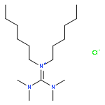 1-HEXANAMINIUM, N-[BIS(DIMETHYLAMINO)METHYLENE]-N-HEXYL-, CHLORIDE