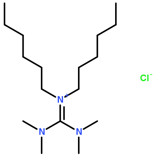 1-HEXANAMINIUM, N-[BIS(DIMETHYLAMINO)METHYLENE]-N-HEXYL-, CHLORIDE