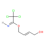 Ethanimidic acid, 2,2,2-trichloro-, 4-hydroxy-2-butenyl ester, (Z)-