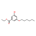 Benzoic acid, 3-(hexyloxy)-5-hydroxy-, ethyl ester