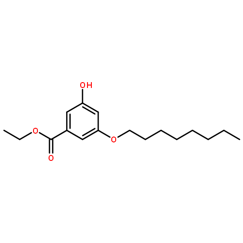 Benzoic acid, 3-hydroxy-5-(octyloxy)-, ethyl ester