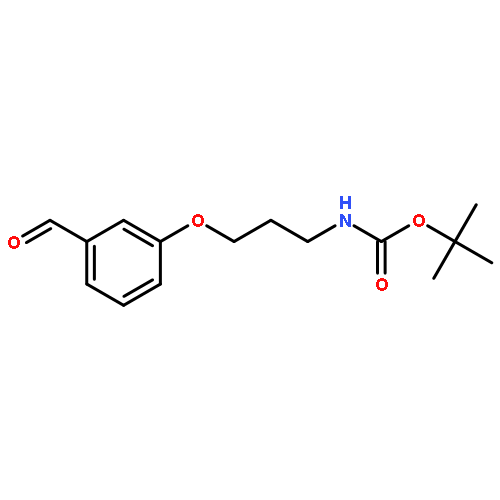 Carbamic acid, [3-(3-formylphenoxy)propyl]-, 1,1-dimethylethyl ester