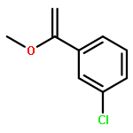 Benzene, 1-chloro-3-(1-methoxyethenyl)-