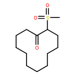 Cyclododecanone, 2-(methylsulfonyl)-