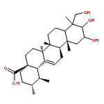 2,3,24-Trihydroxy-12-ursen-28-oic acid