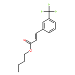 2-Propenoic acid, 3-[3-(trifluoromethyl)phenyl]-, butyl ester, (2E)-