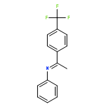 BENZENAMINE, N-[1-[4-(TRIFLUOROMETHYL)PHENYL]ETHYLIDENE]-