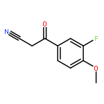 3-(3-fluoro-4-methoxyphenyl)-3-oxopropanenitrile