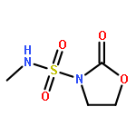 3-Oxazolidinesulfonamide, N-methyl-2-oxo-