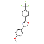 1,2,4-Oxadiazole, 3-(4-methoxyphenyl)-5-[4-(trifluoromethyl)phenyl]-