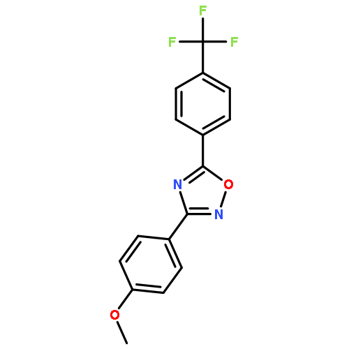 1,2,4-Oxadiazole, 3-(4-methoxyphenyl)-5-[4-(trifluoromethyl)phenyl]-