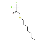 2-Propanone,1,1,1-trifluoro-3-(octylthio)-