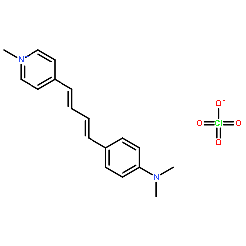 Pyridinium,4-[4-[4-(dimethylamino)phenyl]-1,- 3-butadienyl]-1-ethyl-,perchlorate