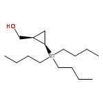 CYCLOPROPANEMETHANOL, 2-(TRIBUTYLSTANNYL)-, (1R,2R)-