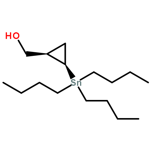 CYCLOPROPANEMETHANOL, 2-(TRIBUTYLSTANNYL)-, (1R,2R)-