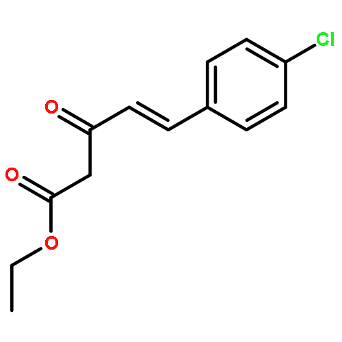 4-Pentenoic acid, 5-(4-chlorophenyl)-3-oxo-, ethyl ester, (E)-