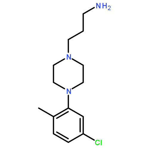 1-Piperazinepropanamine, 4-(5-chloro-2-methylphenyl)-