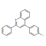 Quinoline, 4-(4-fluorophenyl)-2-phenyl-