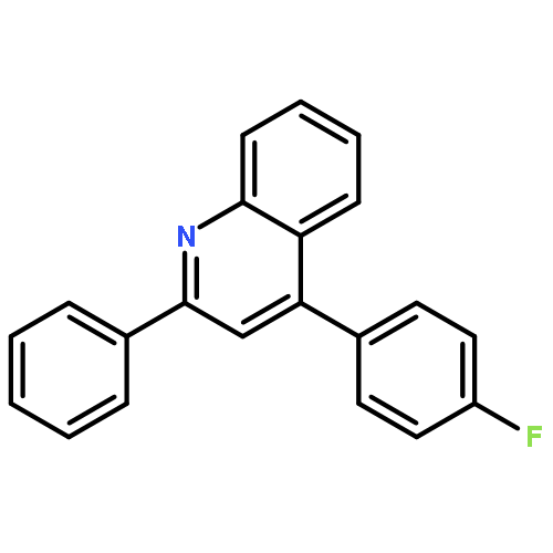 Quinoline, 4-(4-fluorophenyl)-2-phenyl-