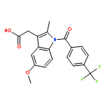 1H-INDOLE-3-ACETIC ACID, 5-METHOXY-2-METHYL-1-[4-(TRIFLUOROMETHYL)BENZOYL]-