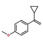 BENZENE, 1-(1-CYCLOPROPYLETHENYL)-4-METHOXY-