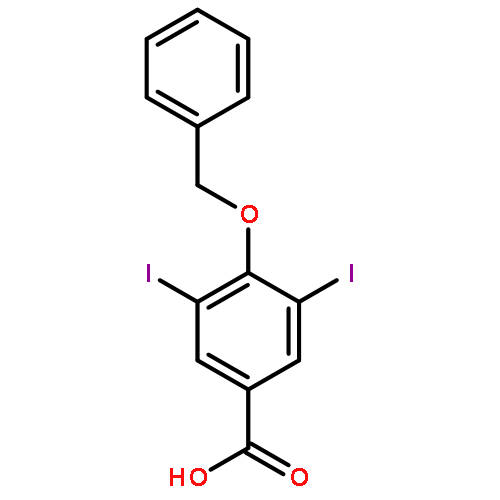 3,5-diiodo-4-phenylmethoxybenzoic Acid